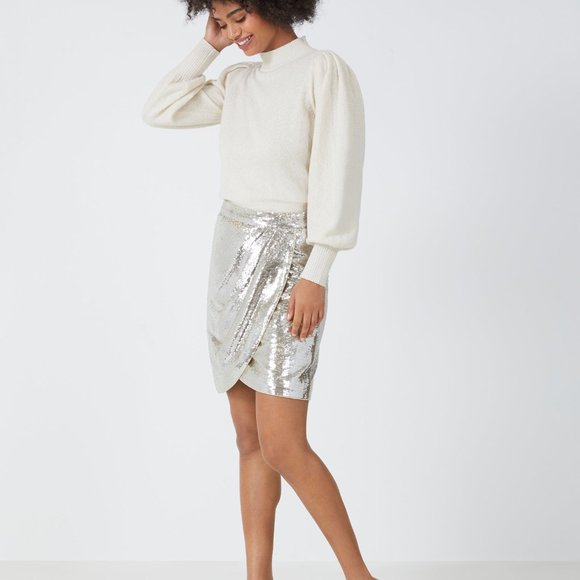 BCBG disco skirt / NWT / sequin mini skirt! - Picture 6 of 6